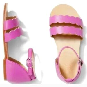JANIE AND JACK scalloped ORCHID Sandals 8